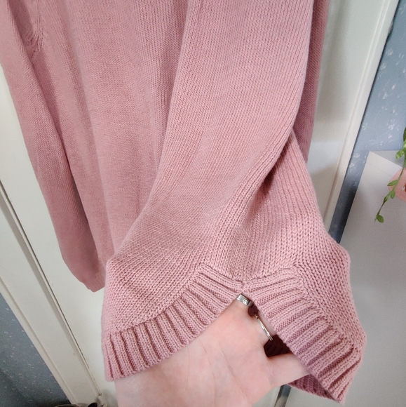 NWOT Pink Knit Sweater - Picture 6 of 6